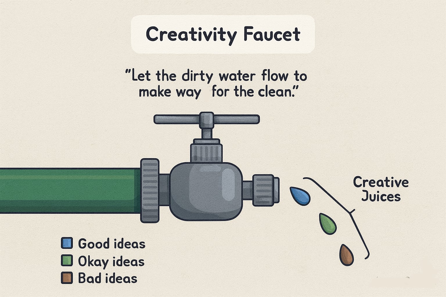 Creativity Faucet for better ideas